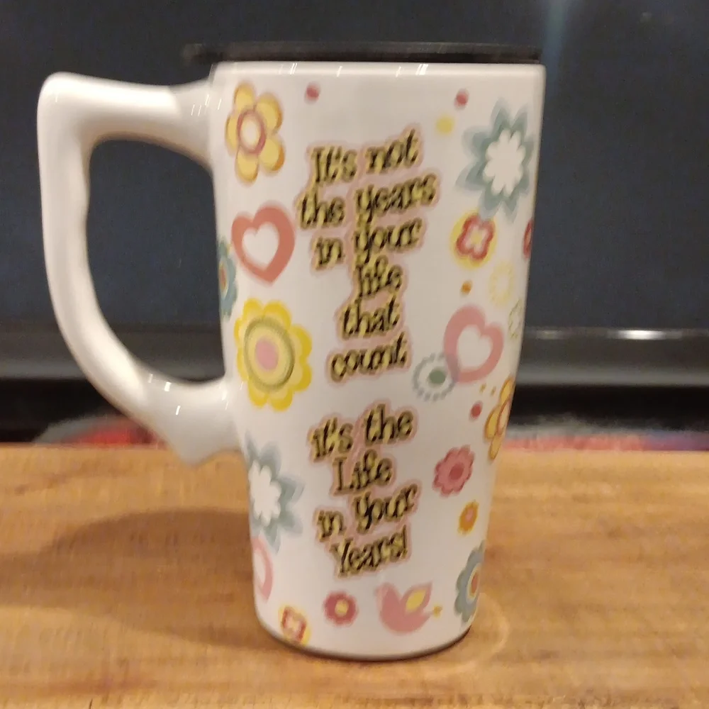 Birthday 16 Oz Ceramic Travel Mug - Picture 2 of 3